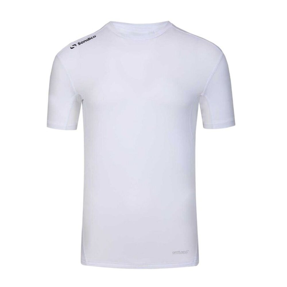 Sondico Mens Core Plain Base Layer Top / White